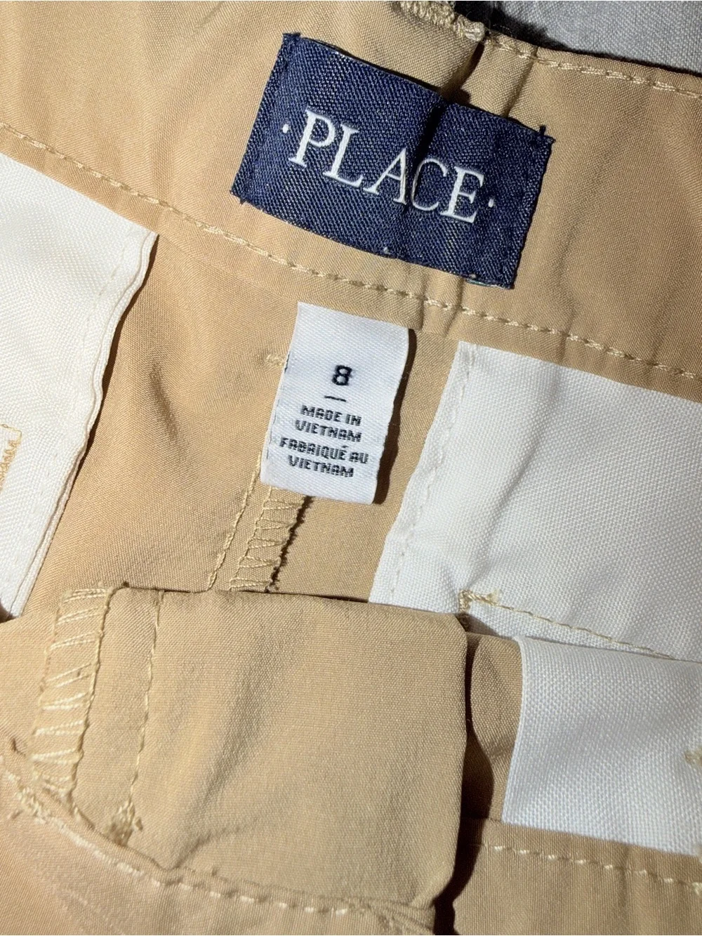 The Children’s Place Boys Khaki Performance Uniform Shorts
